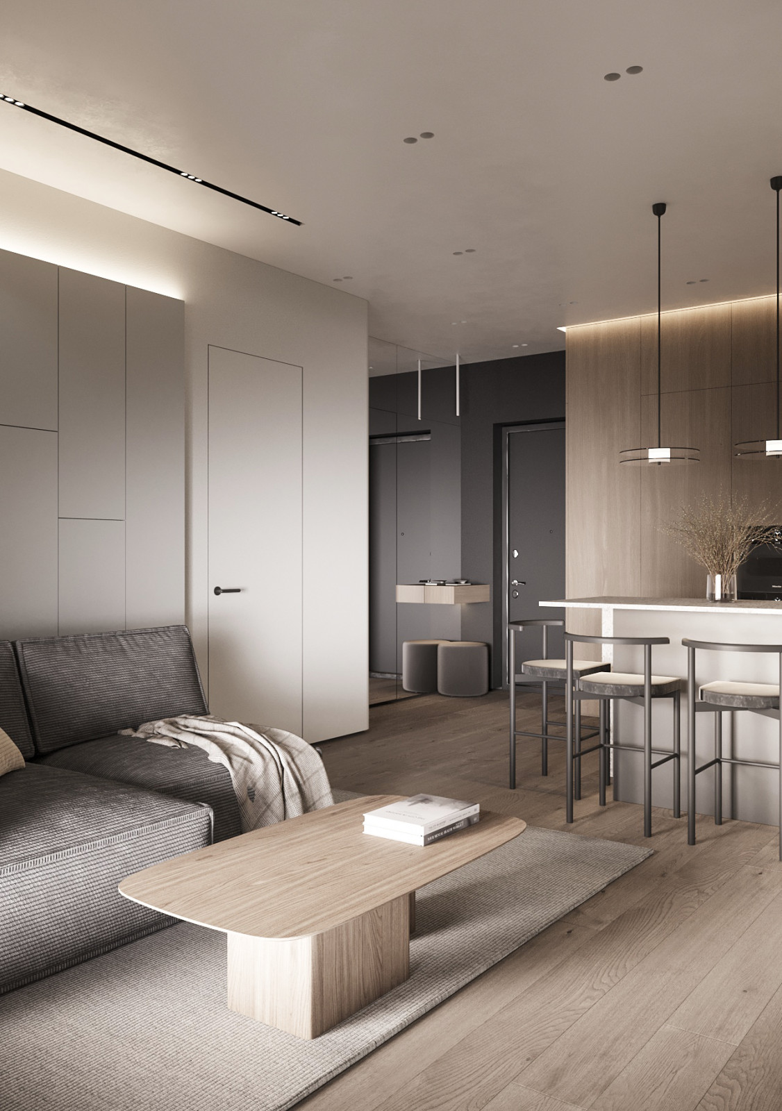 ЖК "Wellton Towers" 43м2., проект 2023г.
