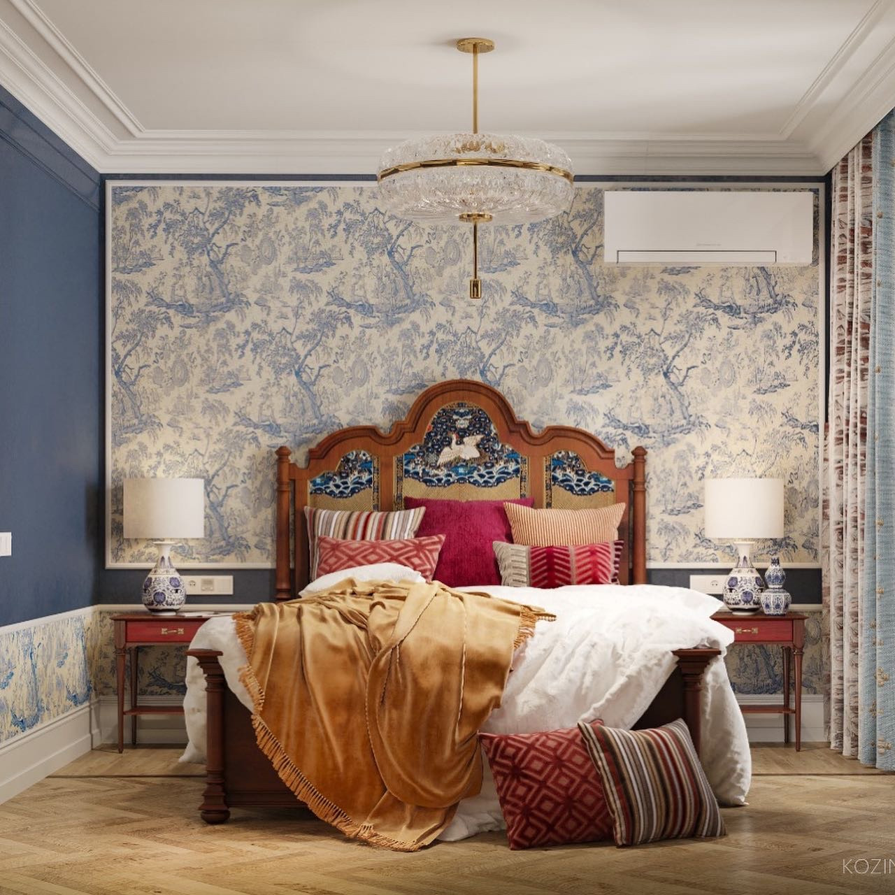 Проект двухкомнатной квартиры (86 м²) в Санкт-Петербурге