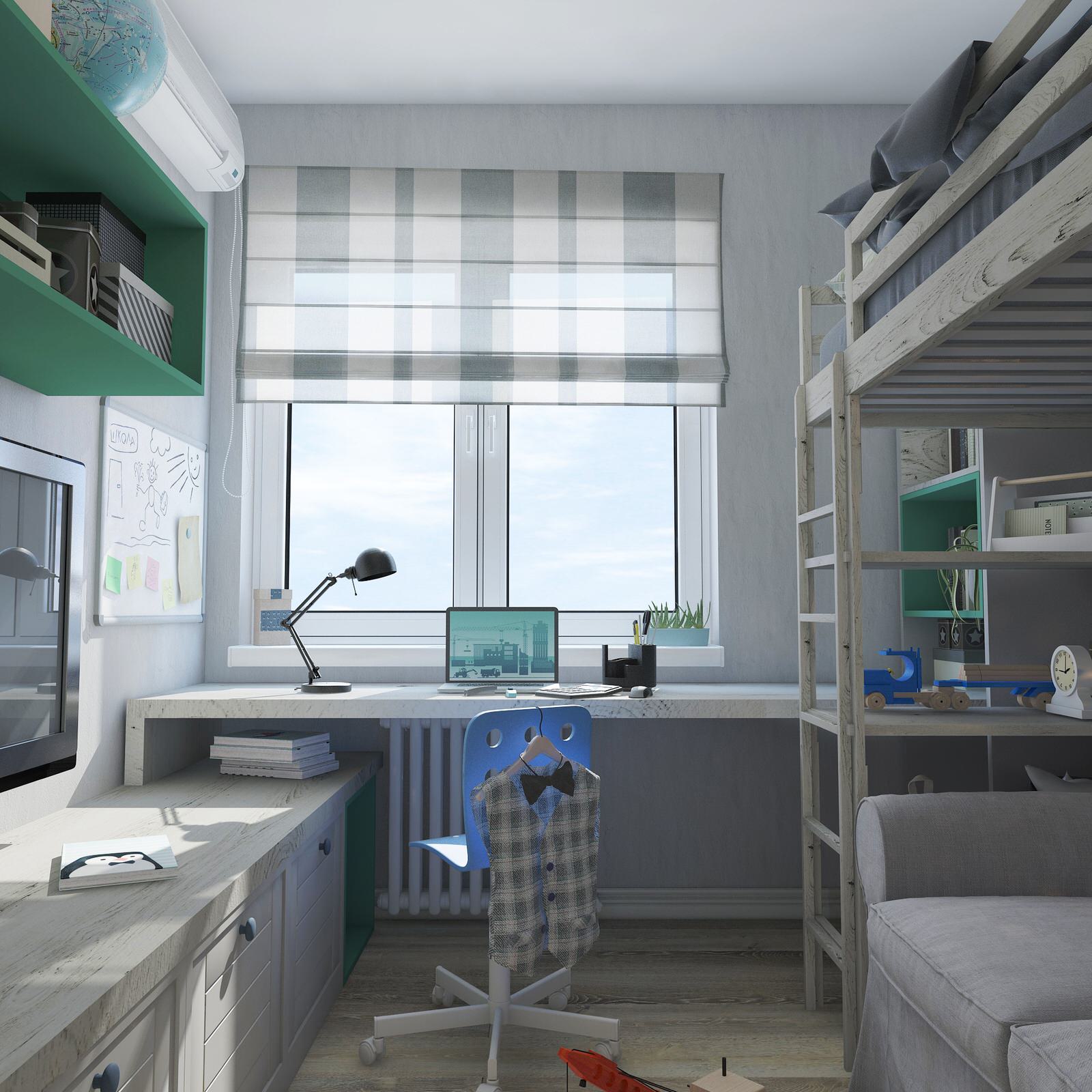 Проект квартиры в стиле Прованс (70 кв м)