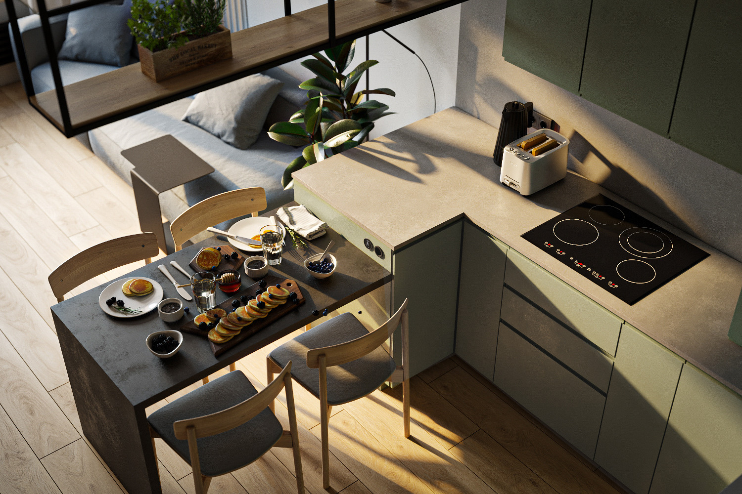 Квартира для графических дизайнеров