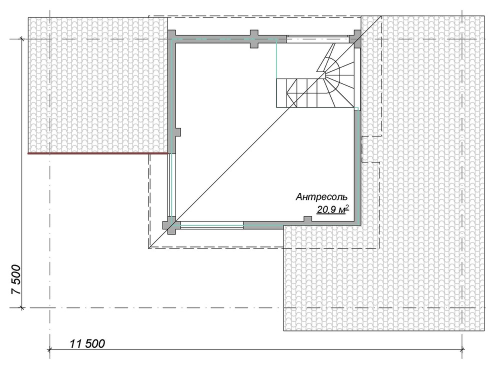 Дом-баня из бруса Здравица-123