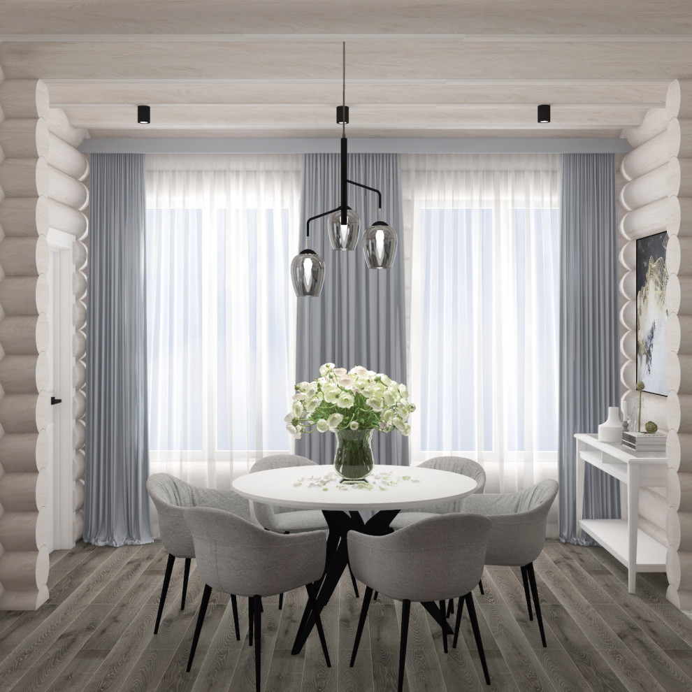 Проект загородного дома из сруба