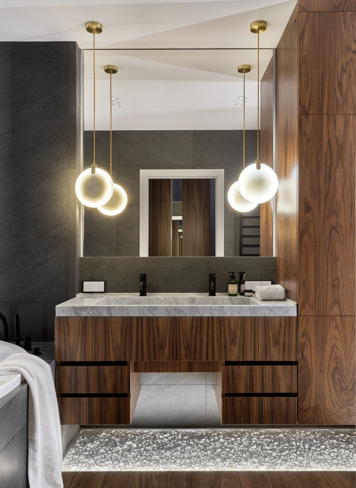 Обложка проекта: Ванная комната в реализованном проекте ЖК Наследие