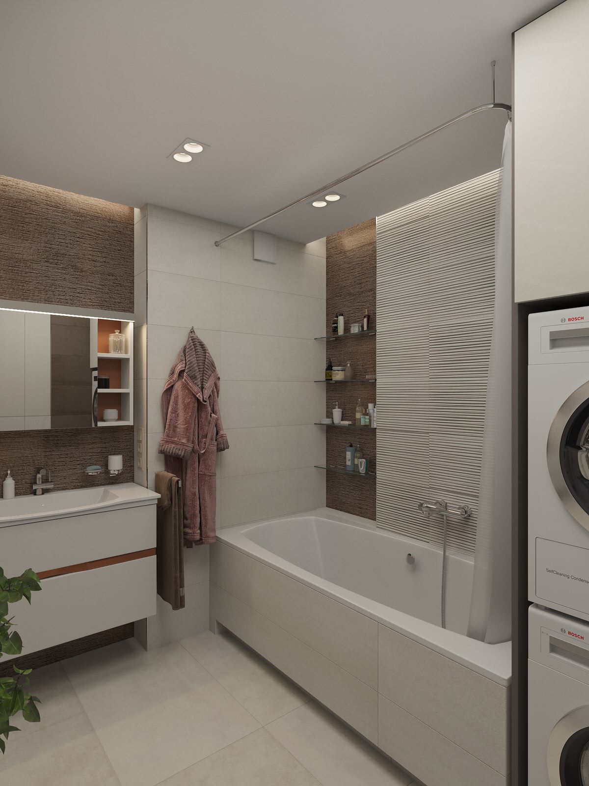 Квартира 110 м2. Природный аквамарин