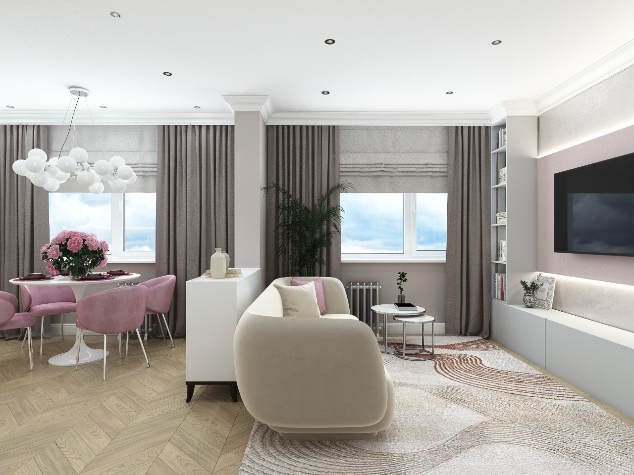 Кухня-гостиная