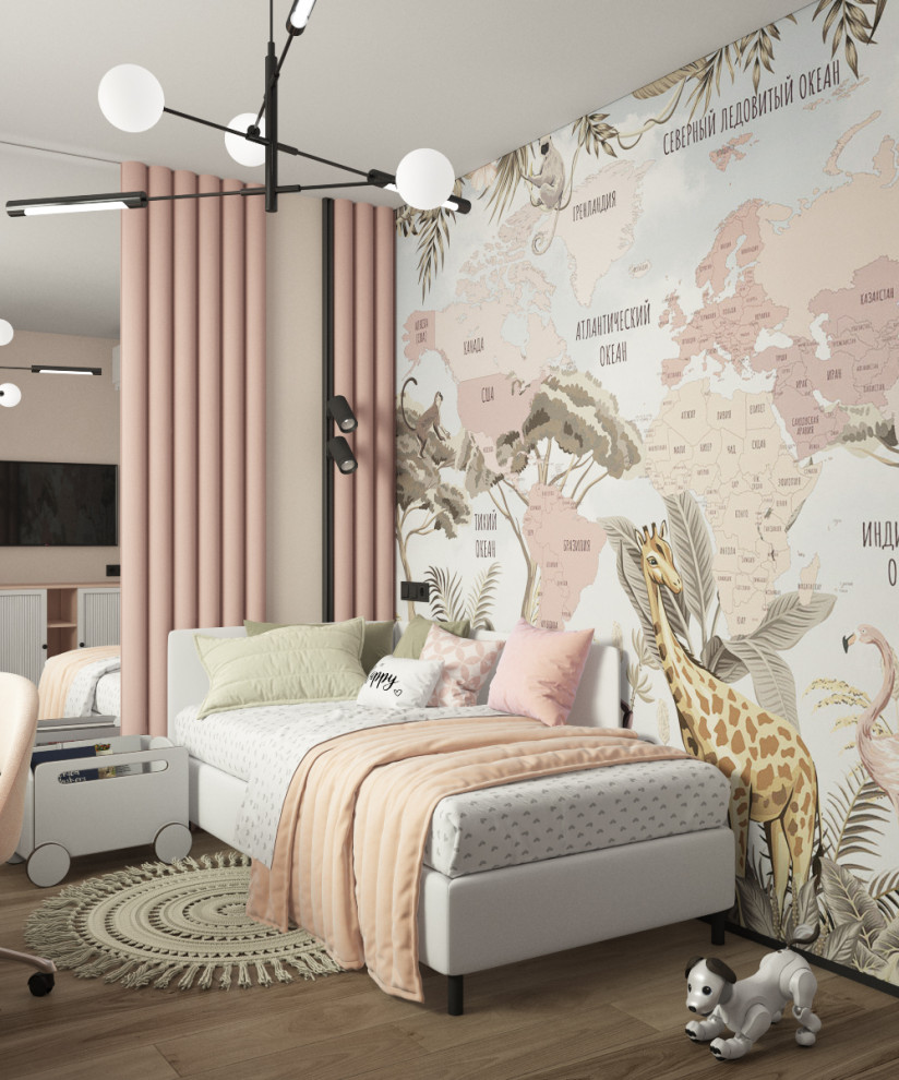 Интерьер детской комнаты, дизайнер Наталья Шевлякова