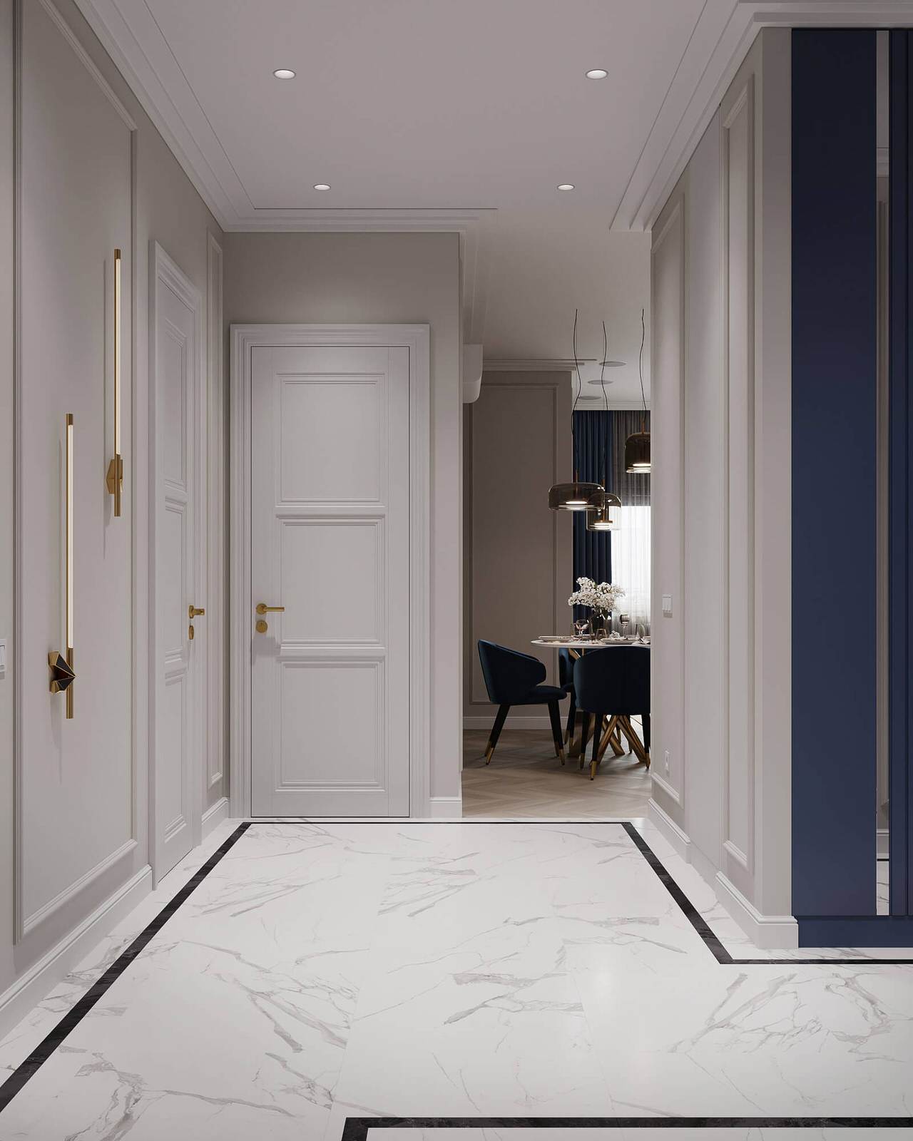 Дизайн проект квартиры 88м2