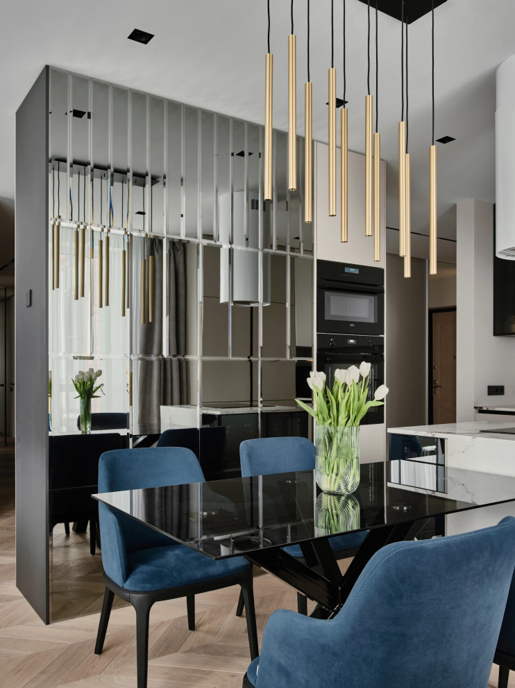 Дизайна-проект кухни гостиной ЖК "Две эпохи"