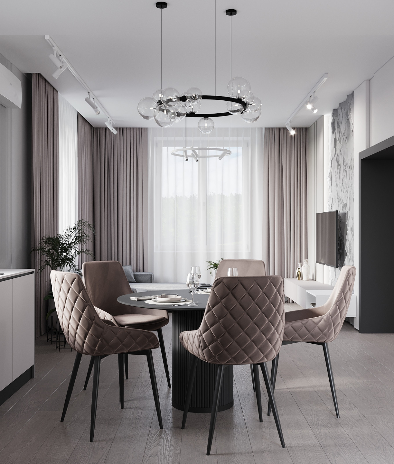 Коттедж с брутальными элементами