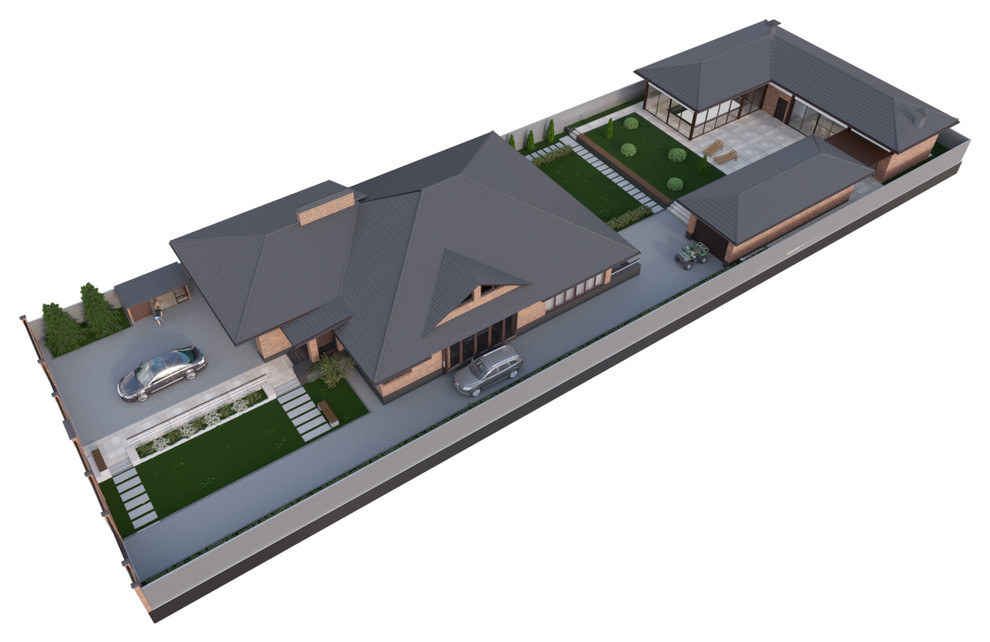 Частный дом с банным комплексом