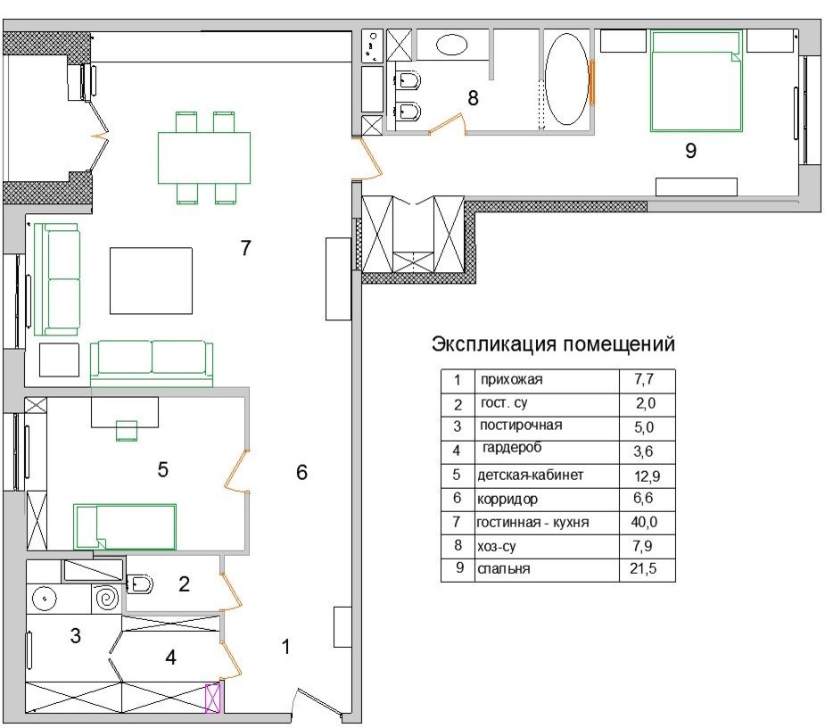 Houzz тур: Красочный интерьер для молодоженов