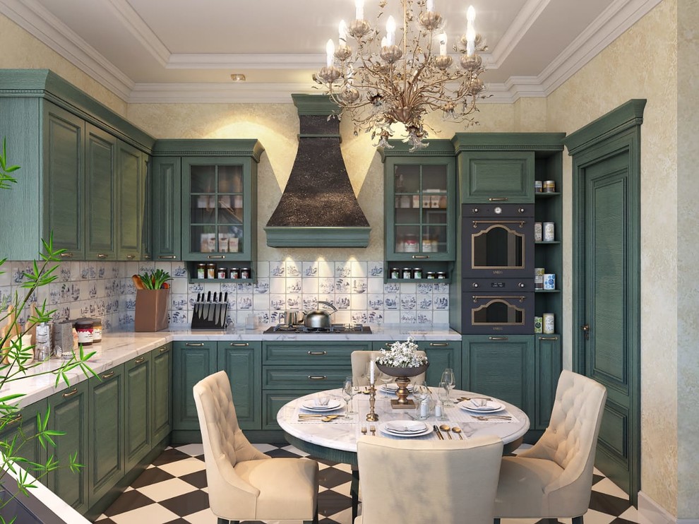 Обложка проекта: Кухня загородного дома