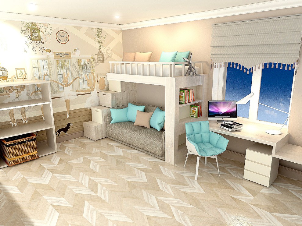 Обложка проекта: Детская для двух девочек