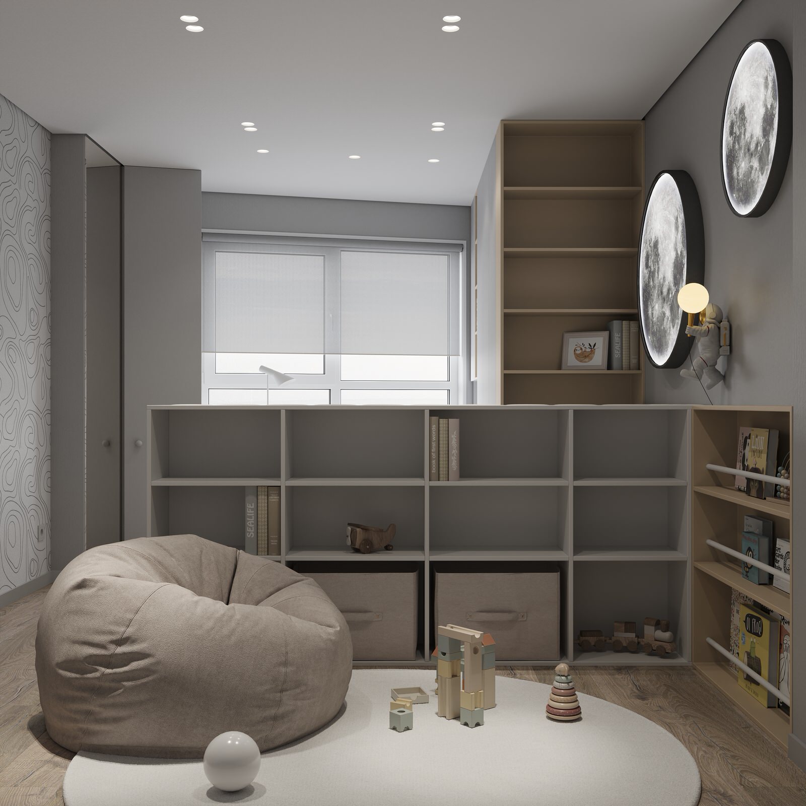 Проект квартиры для молодой семьи в Екатеринбурге.