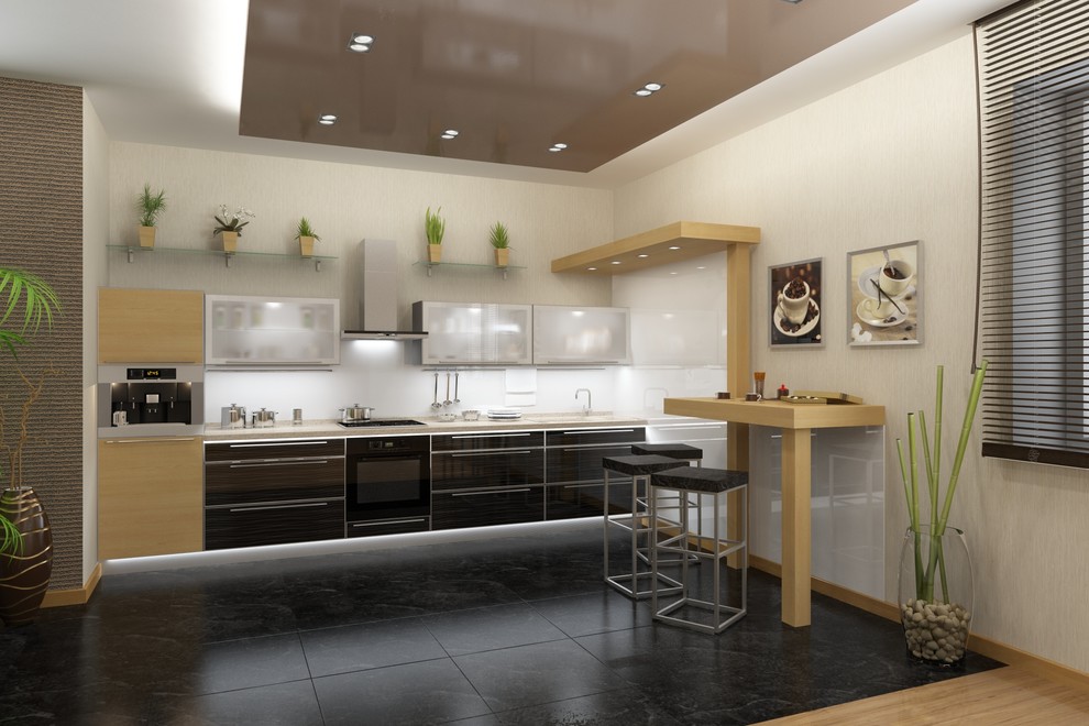 Мебель в интерьере. Часть 1. Кухни, столовые, барные стойки.