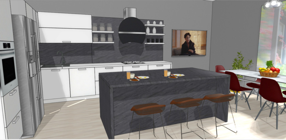 Кухня с островом