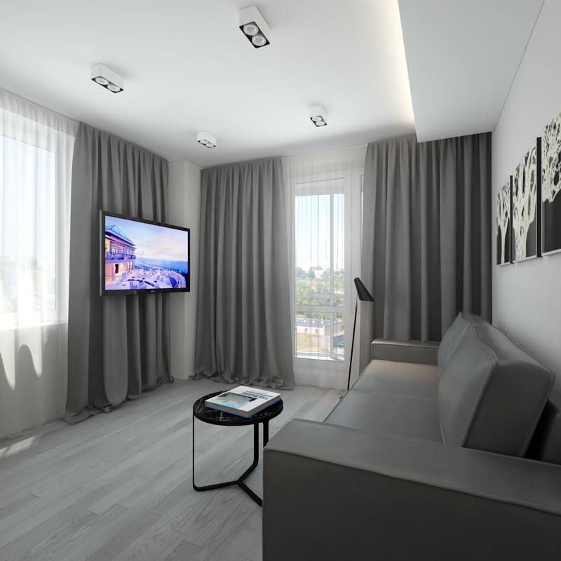 Обложка проекта: Дизайн квартиры на пр. Обуховской Обороны. ЖК Князь Ал. Невский, 33 этаж.