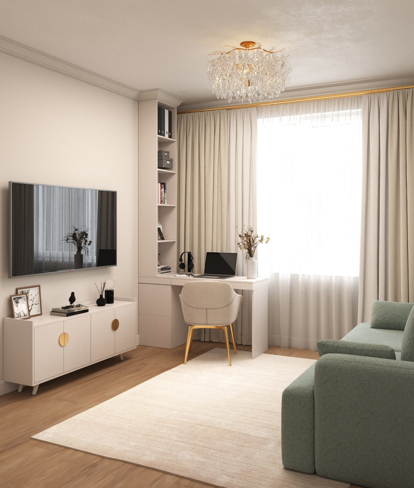 Дизайн-проект квартиры 67м² в ЖК Ритмы