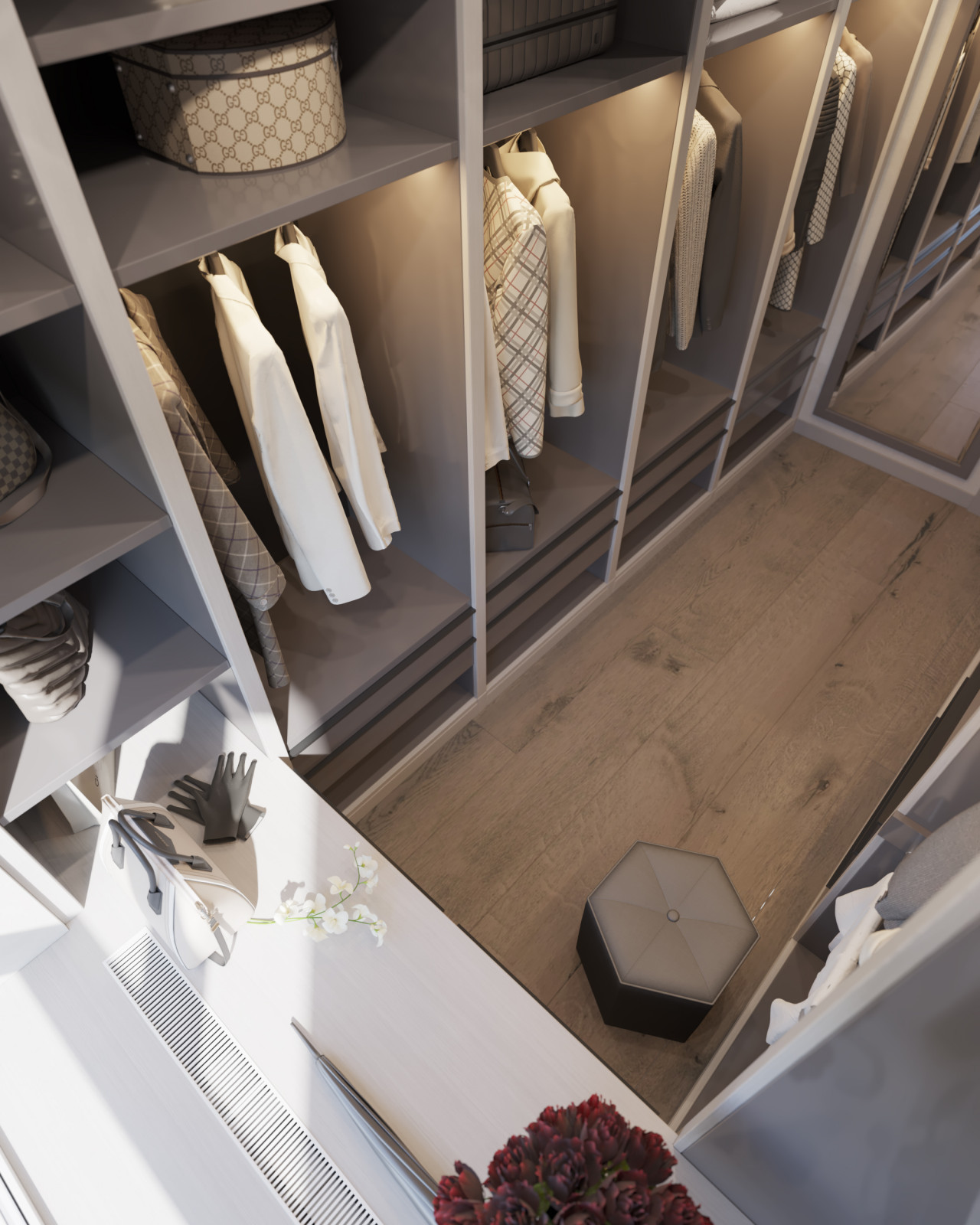 Дизайн интерьера квартиры. 168 кв.м. Soft contrasts.