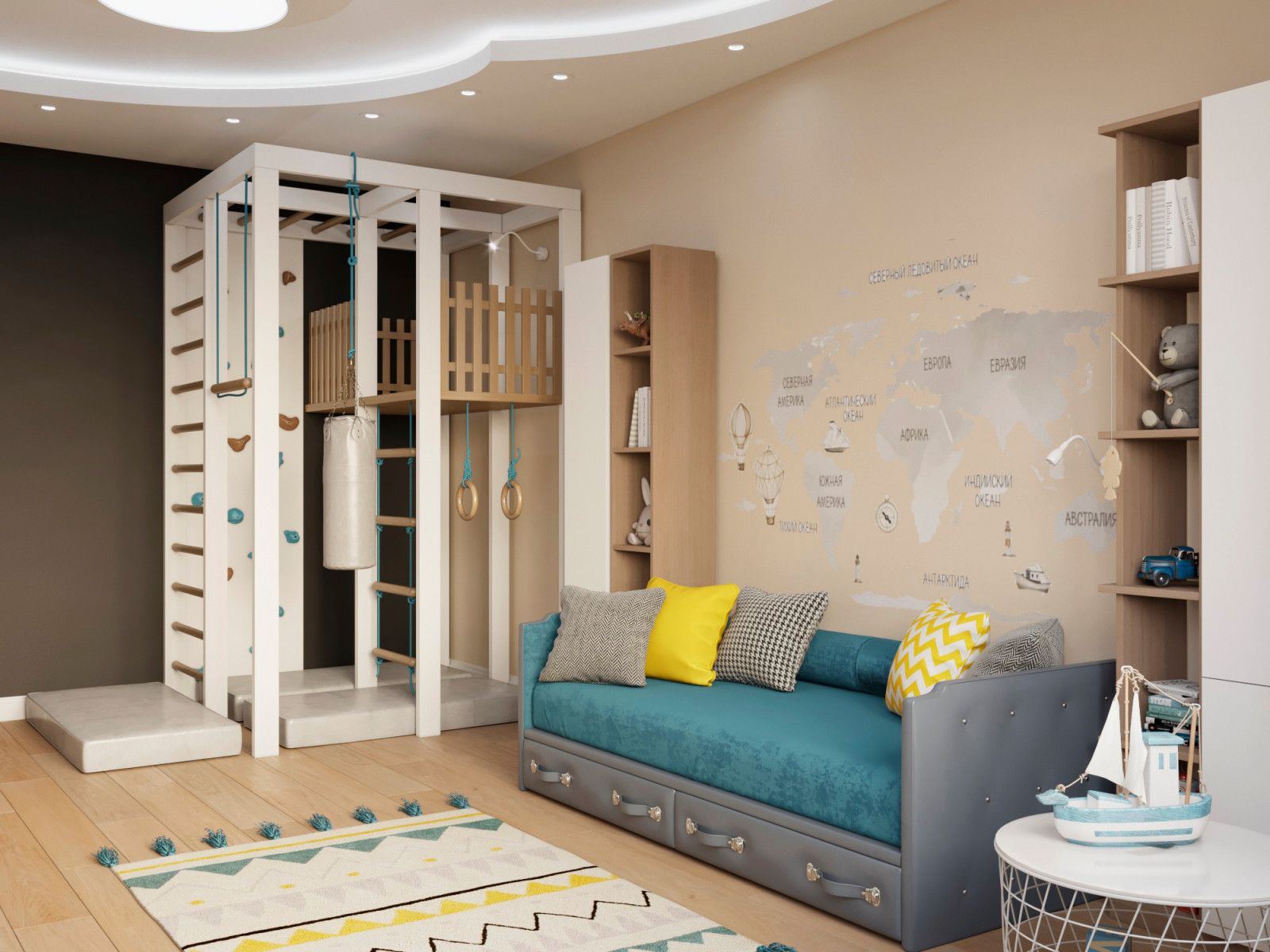Комната для мальчика 5 лет