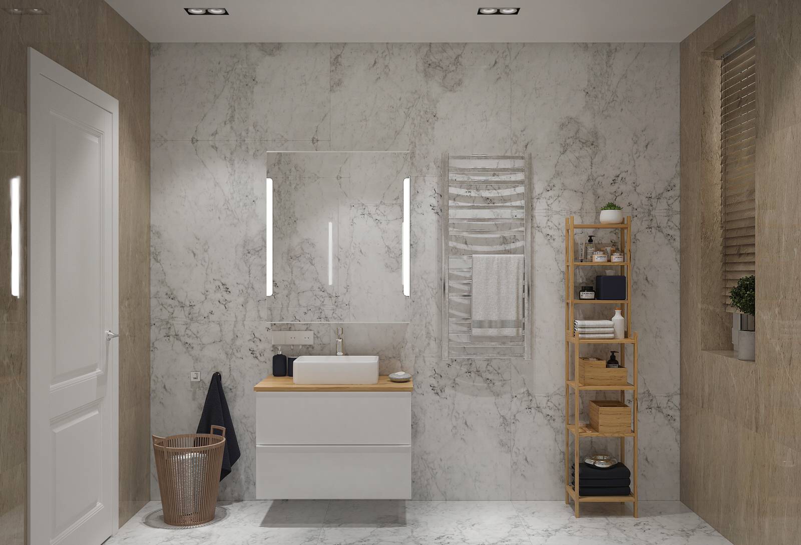 Обложка проекта: Ванная комната для гостей в частном доме, г. Краснодар