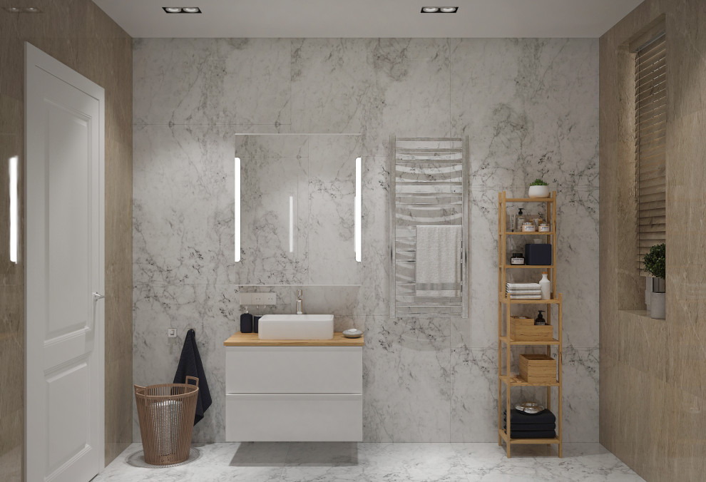 Обложка проекта: Ванная комната для гостей в частном доме, г. Краснодар