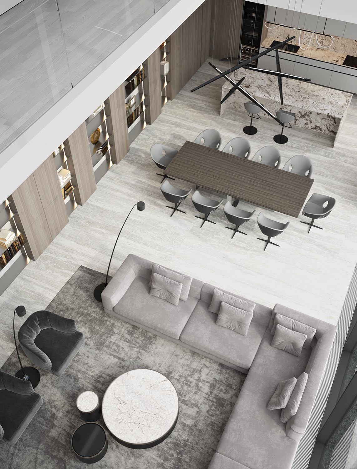 Модерн в 2 этажа