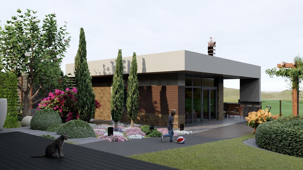 Благоустройство территории частного дома