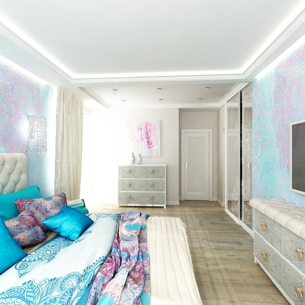 Спальня в стиле "Фьюжин"