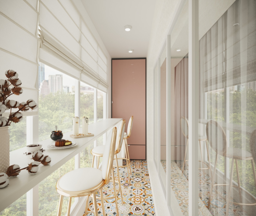 Обложка проекта: Дизайн проект для молодой семьи в ЖК Уфимский Кремль