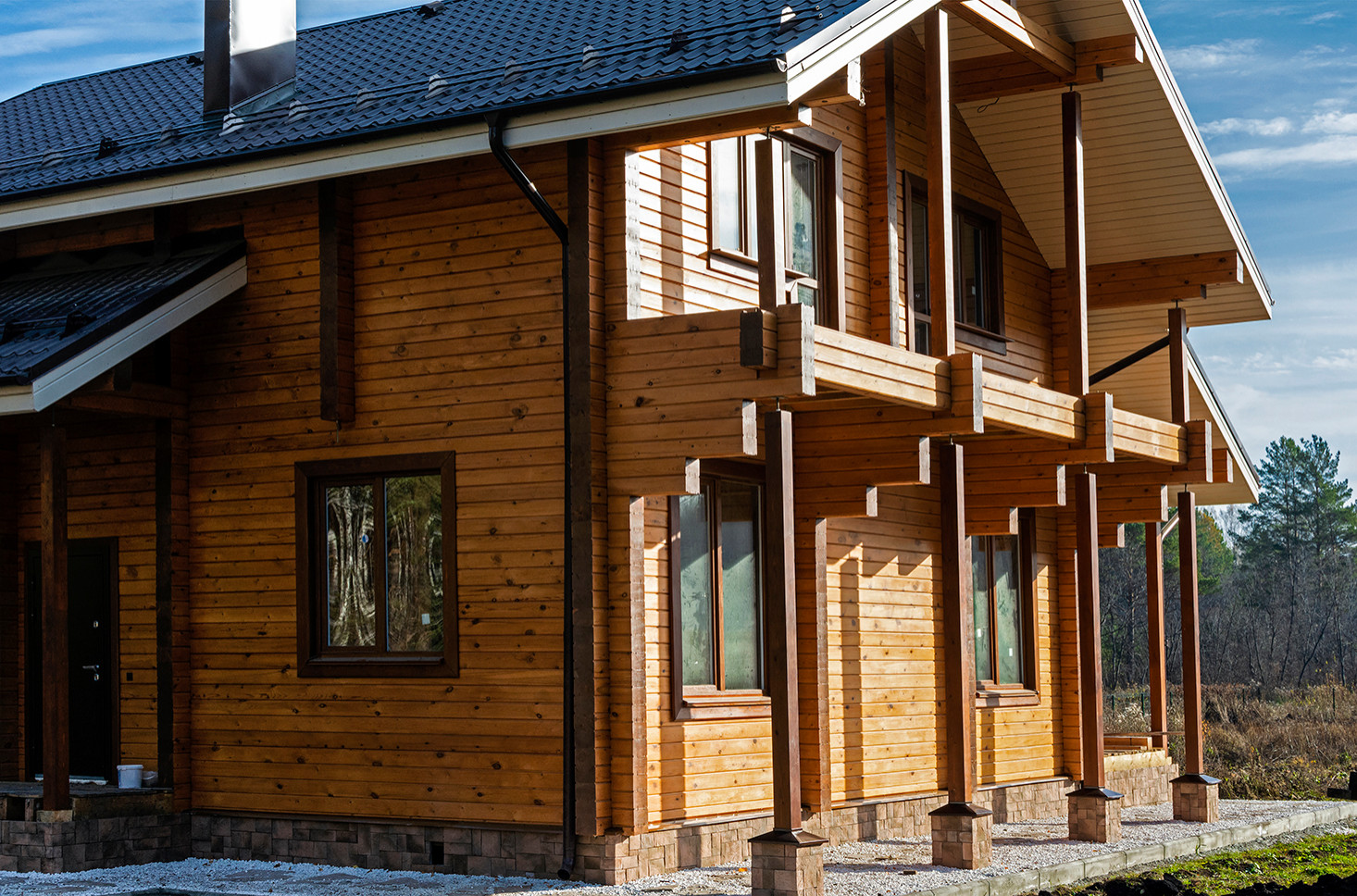 Обложка проекта: Дом из профилированного бруса камерной сушки