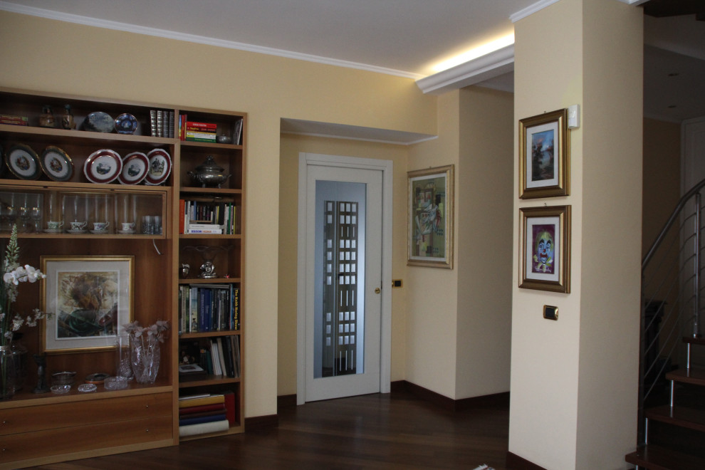 Двухуровневая квартира с террасой в Милане, реконструкция с увеличением площади