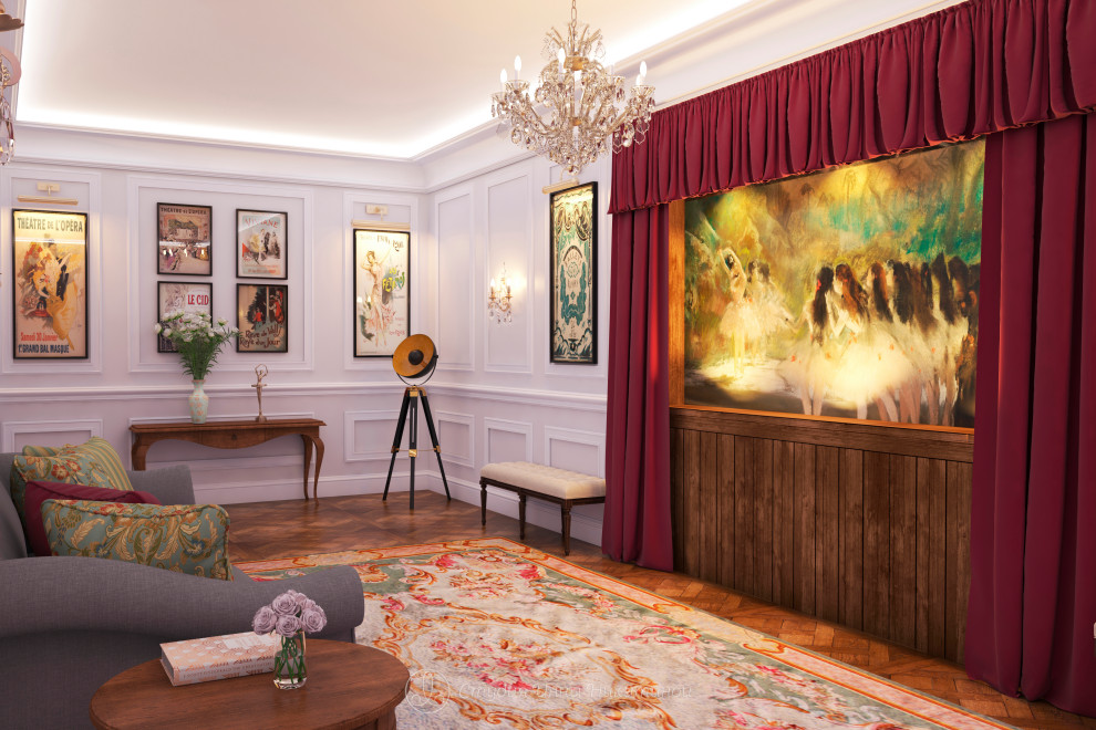 Обложка проекта: Холл перед спальней "Театральный"