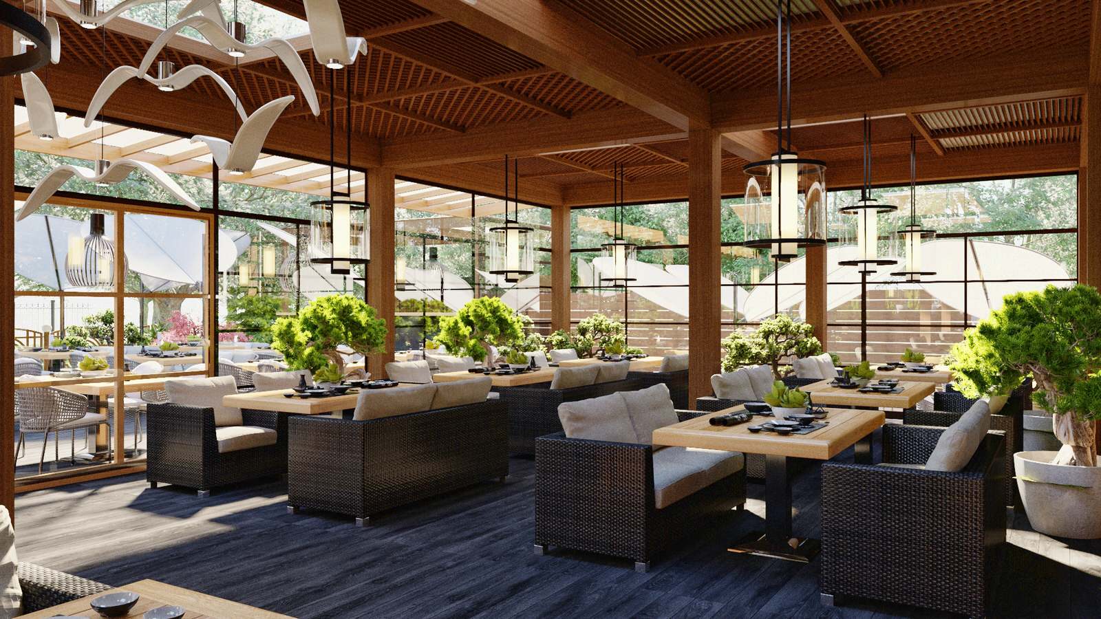 OUTDOOR RESTAURANT «AZUMA»