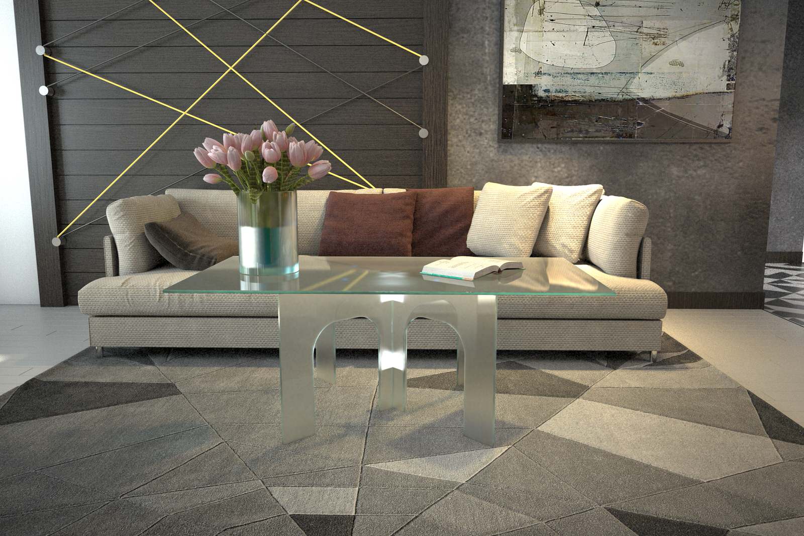 Обложка проекта: Glass Coffee Table