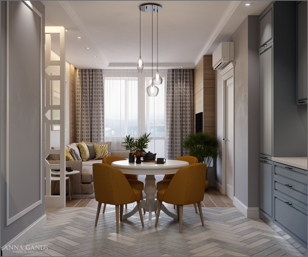 Квартира с солнечными акцентами