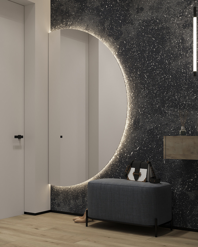 Дом для семьи в стиле минимализм 125 м². Посёлок Костюнино