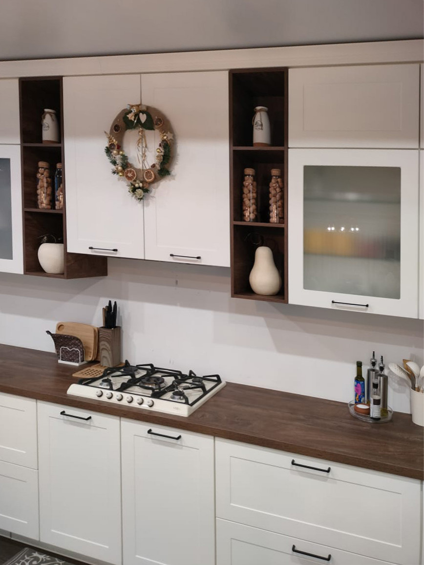 Кухня в стиле кантри неоклассика Burger