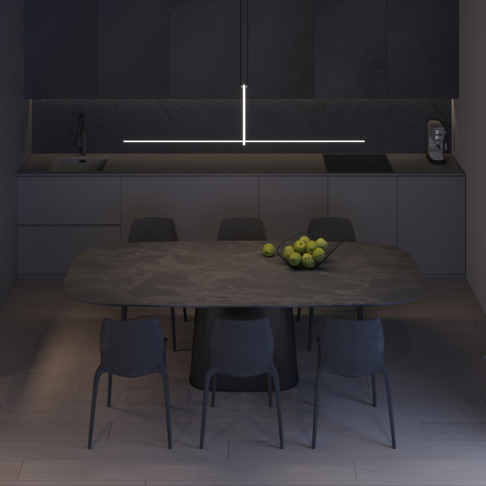 LIFE KUTUZOVSKY   |   Кухня-гостиная