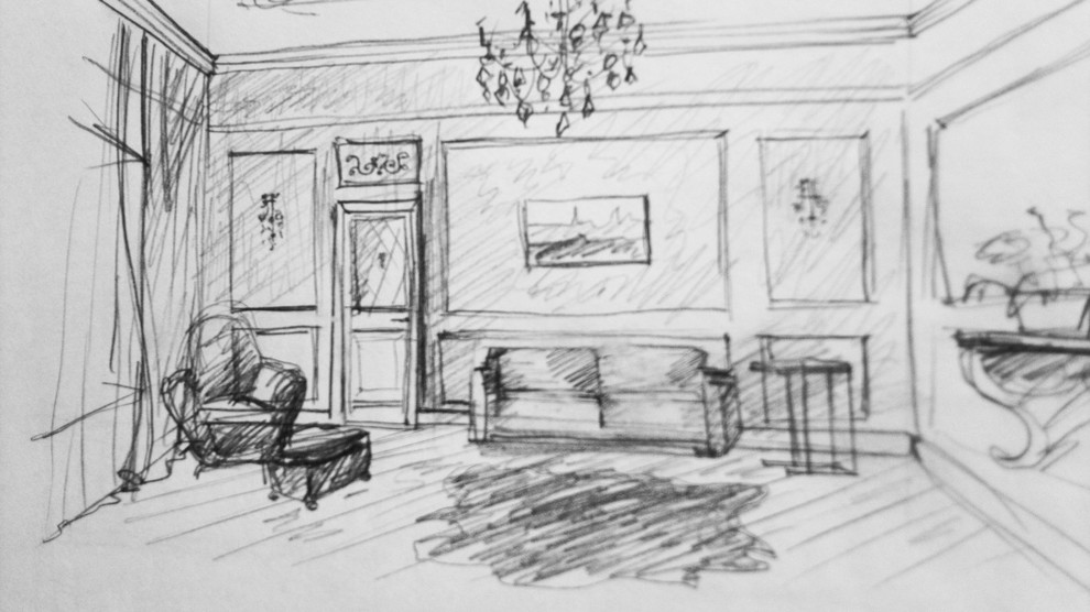 Уголок гостиной