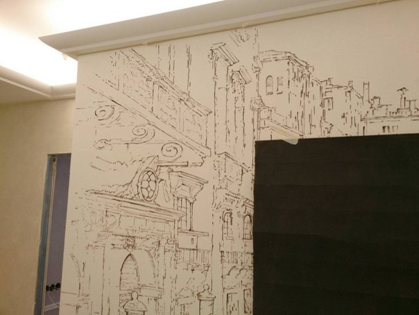 Роспись "Венеция"