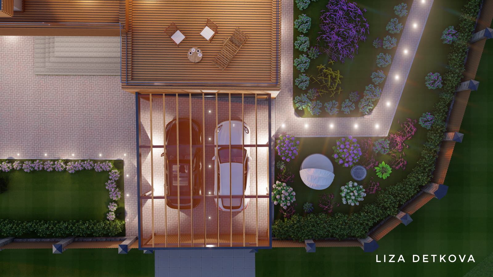 Усадьба: дом, баня, ландшафтный дизайн