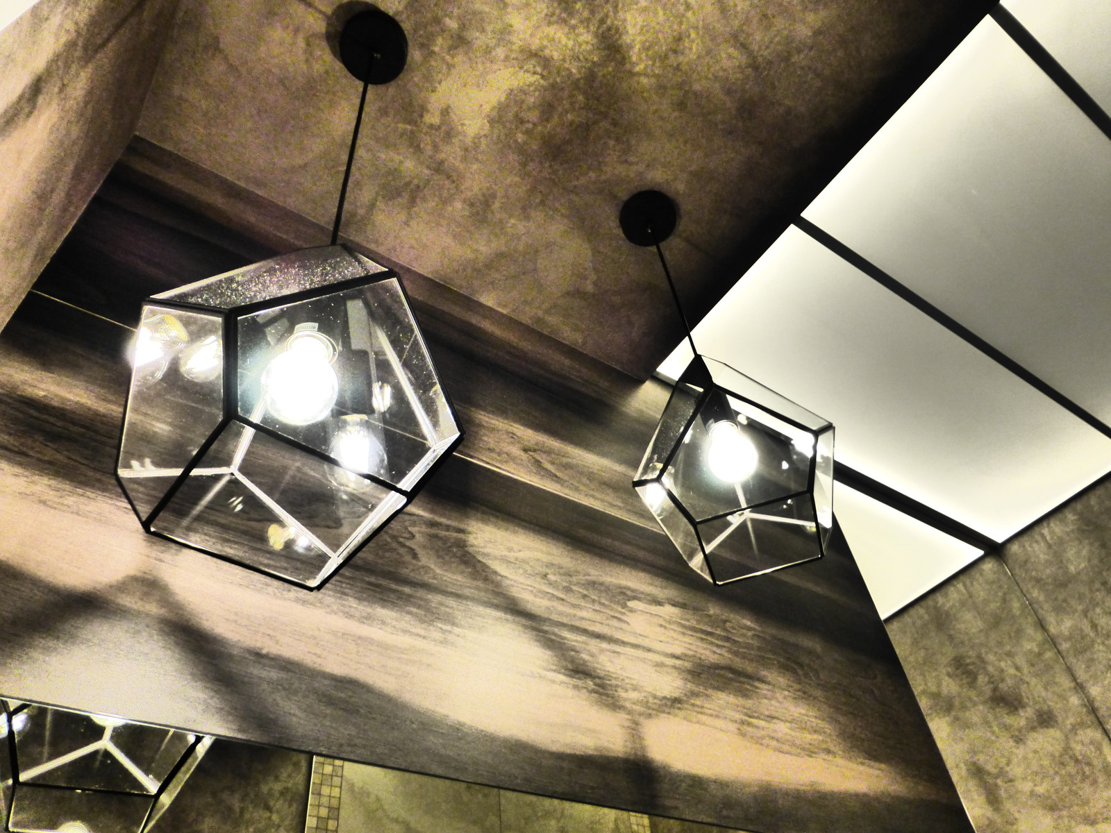 санузел в стиле лофт