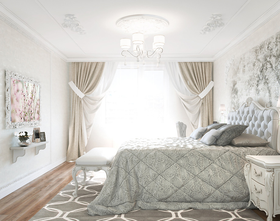 Дизайн интерьера СПАЛЬНИ в квартире ЖК университетский