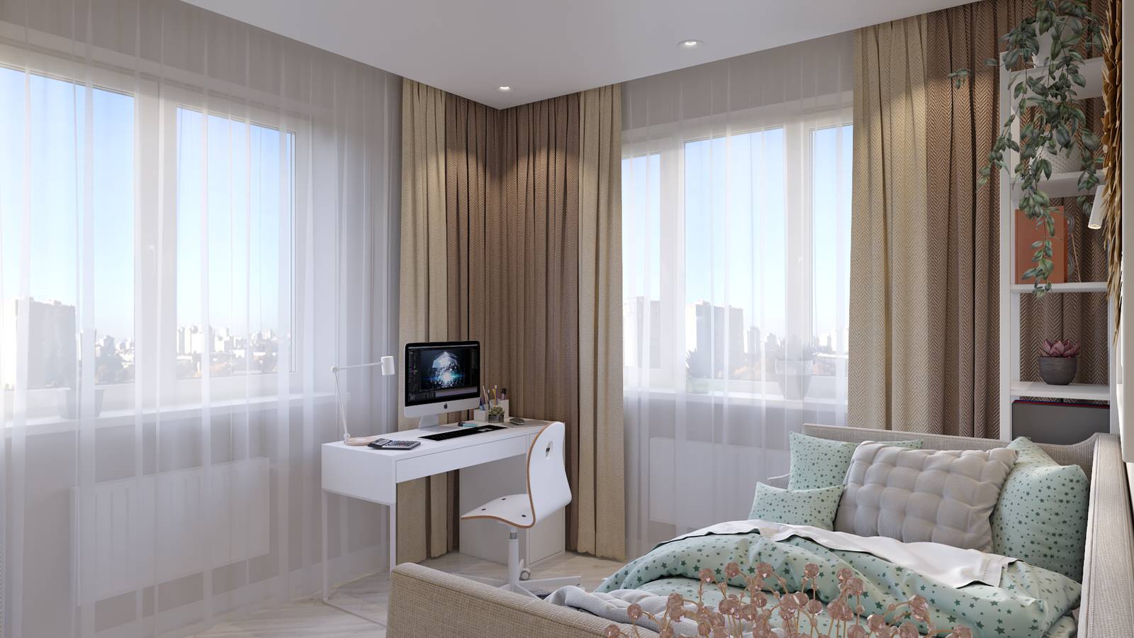 Дизайн четырехкомнатной квартиры Киев