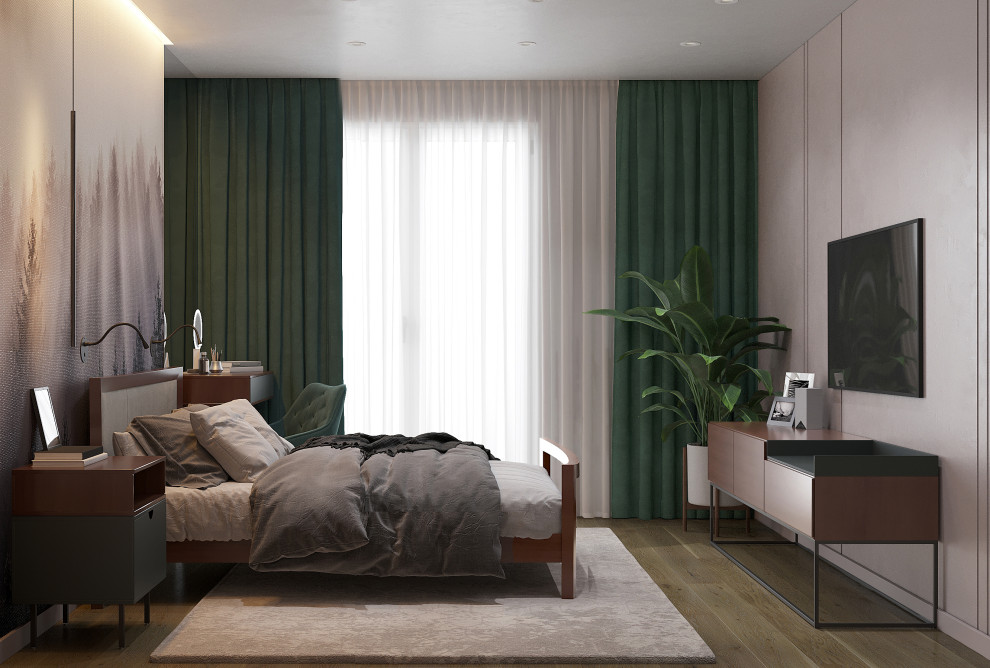 Квартира за городом в природных цветах