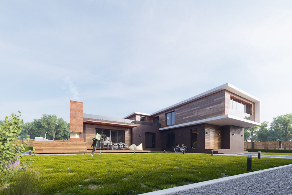 Загородный дом у леса