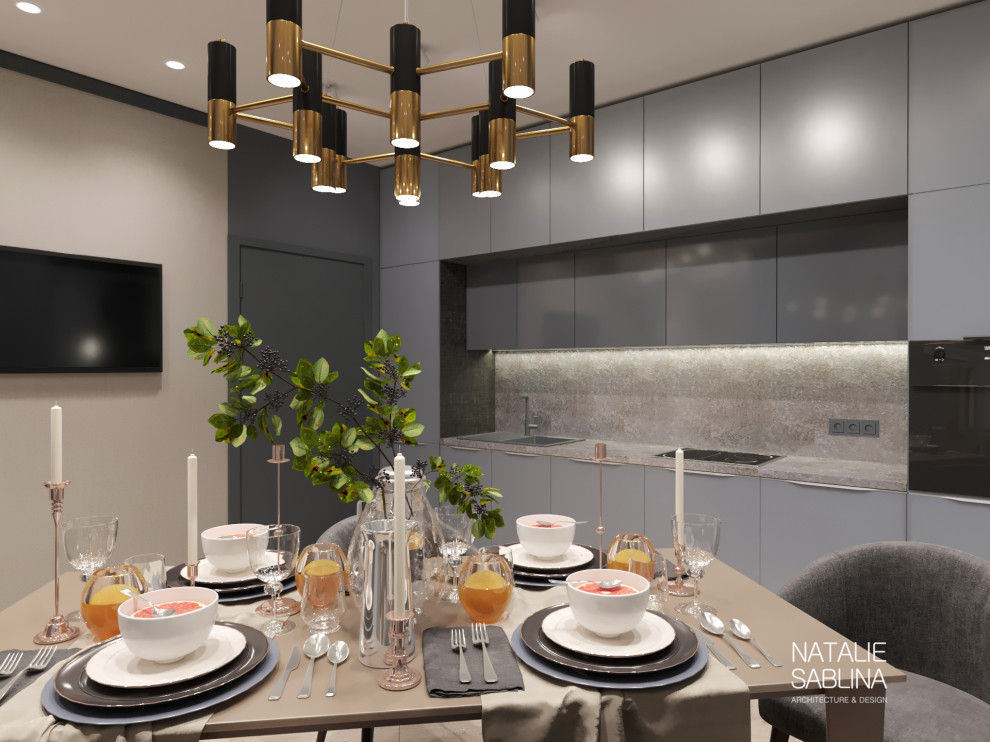 Квартира на Дальней 4   #KristalGrey_NSDesign