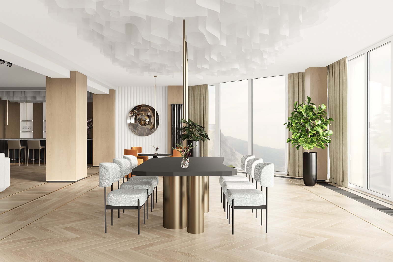 Дизайн проект банкетного зала