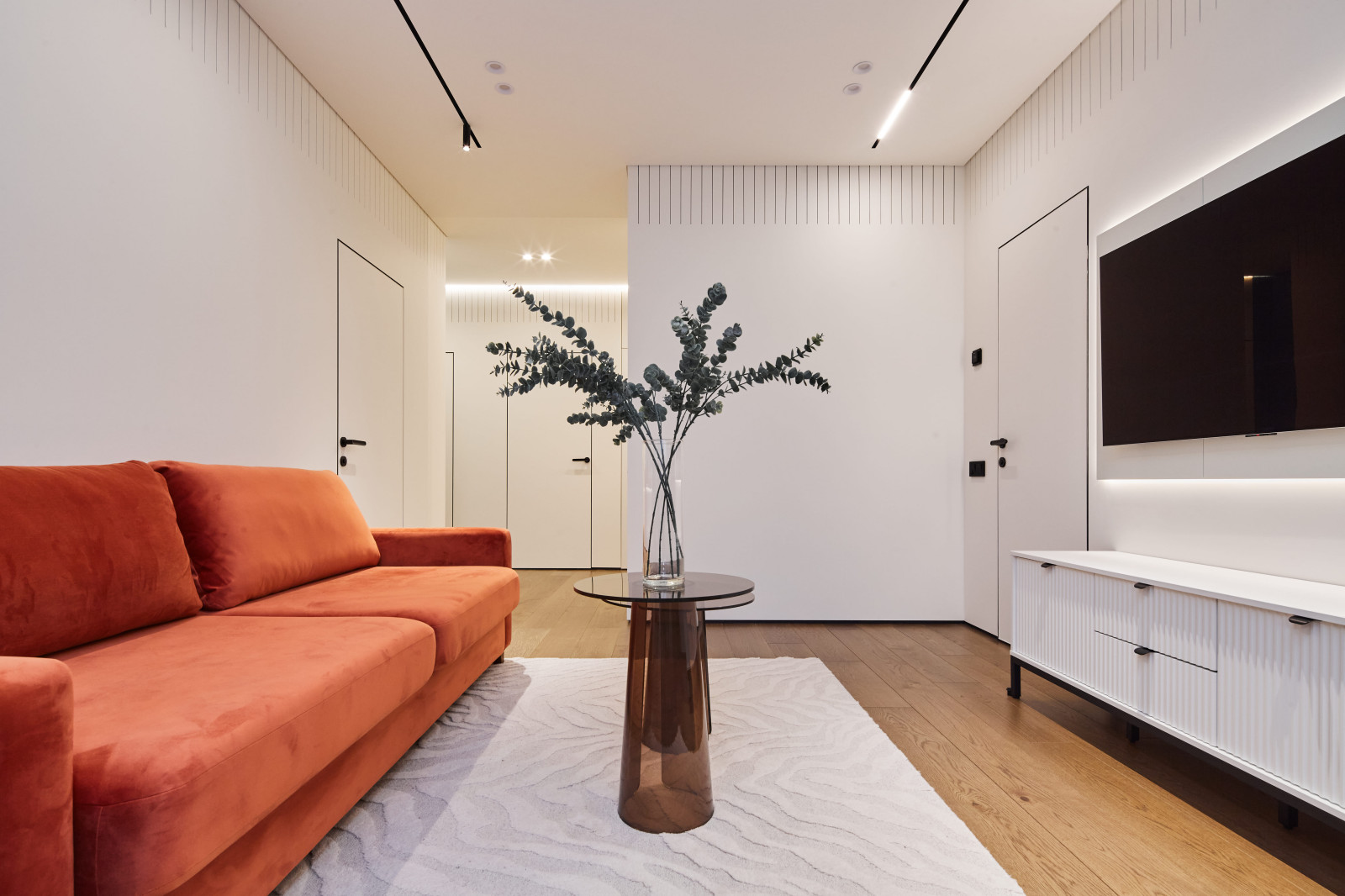 Современный дизайн трехкомнатной квартиры 112 кв. м.